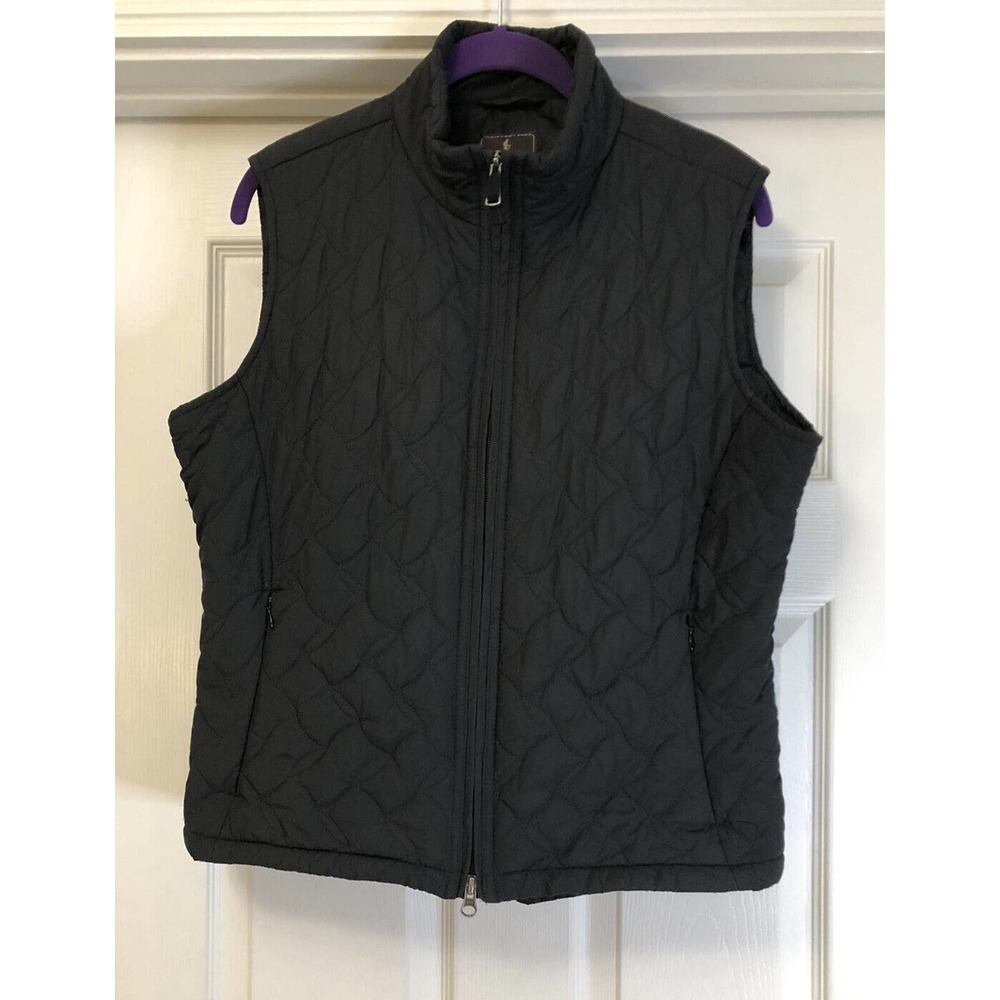 Royal Robbins Vest Women’s Size Large Black Quilted Full Zip